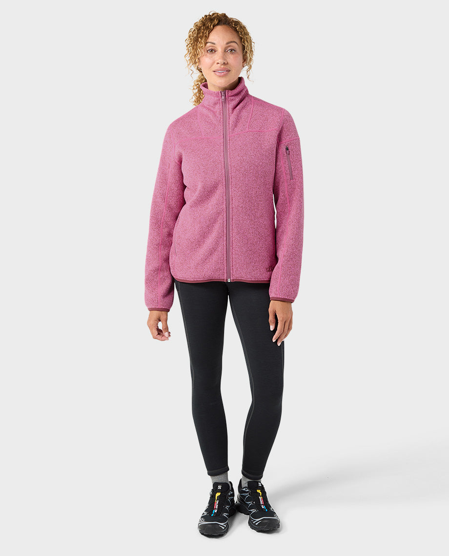 Stio Women's Sweetwater Fleece Jacket in Penstemon Heather