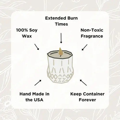 Greta Vegan Soy Candle + Planter - EarthHero Corporate Gifting and Custom Swag