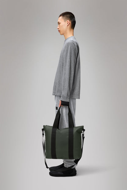 RAINS Tote Bag Mini Green 16L H36 x D13 x W40 cm Tote
