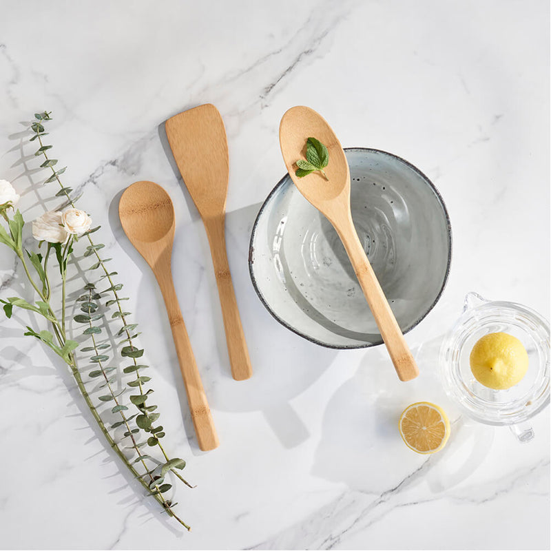 Kitchen Basics Utensil Set 3pk Bambu