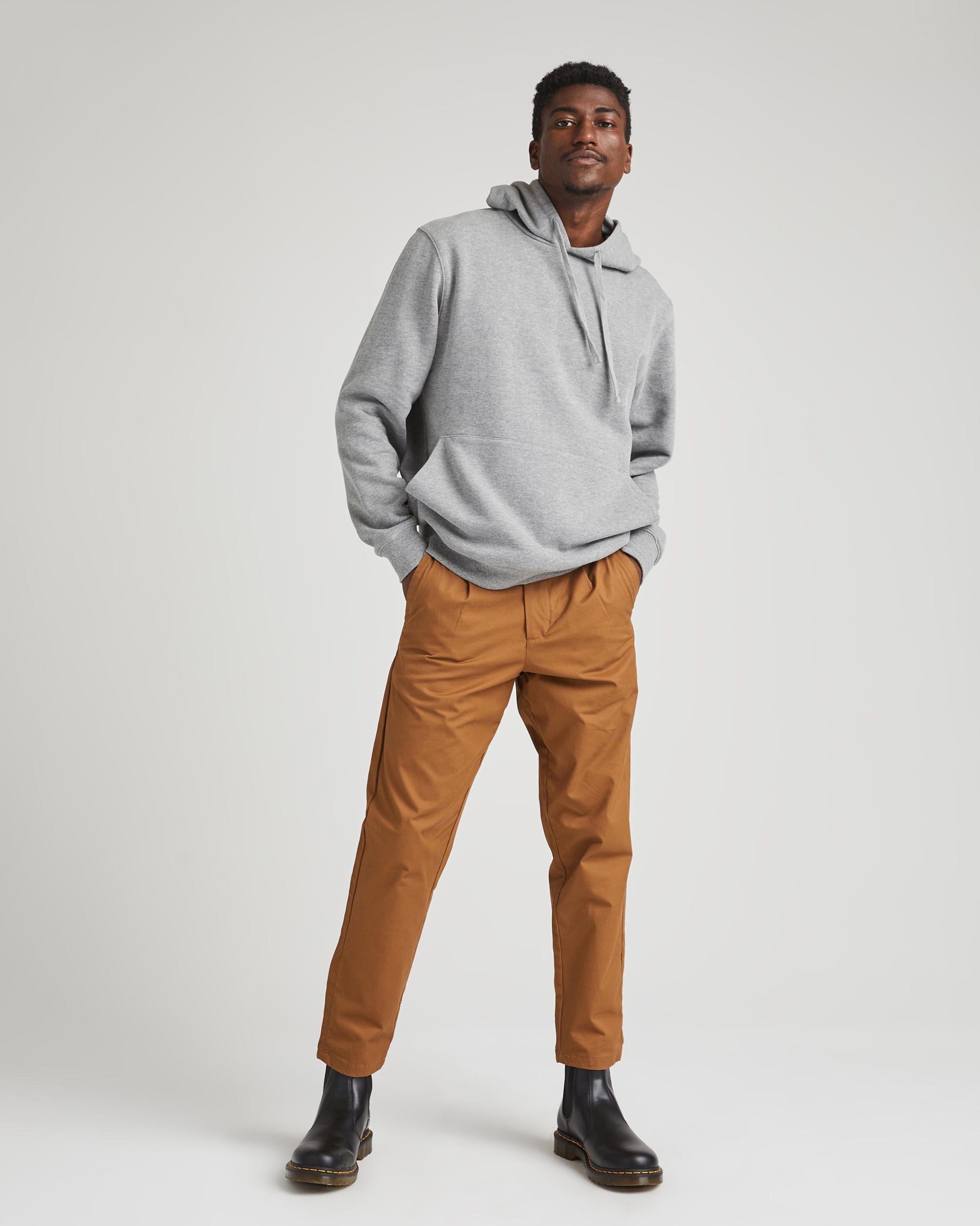 Men's Recycled Fleece Hoodie Richer Poorer