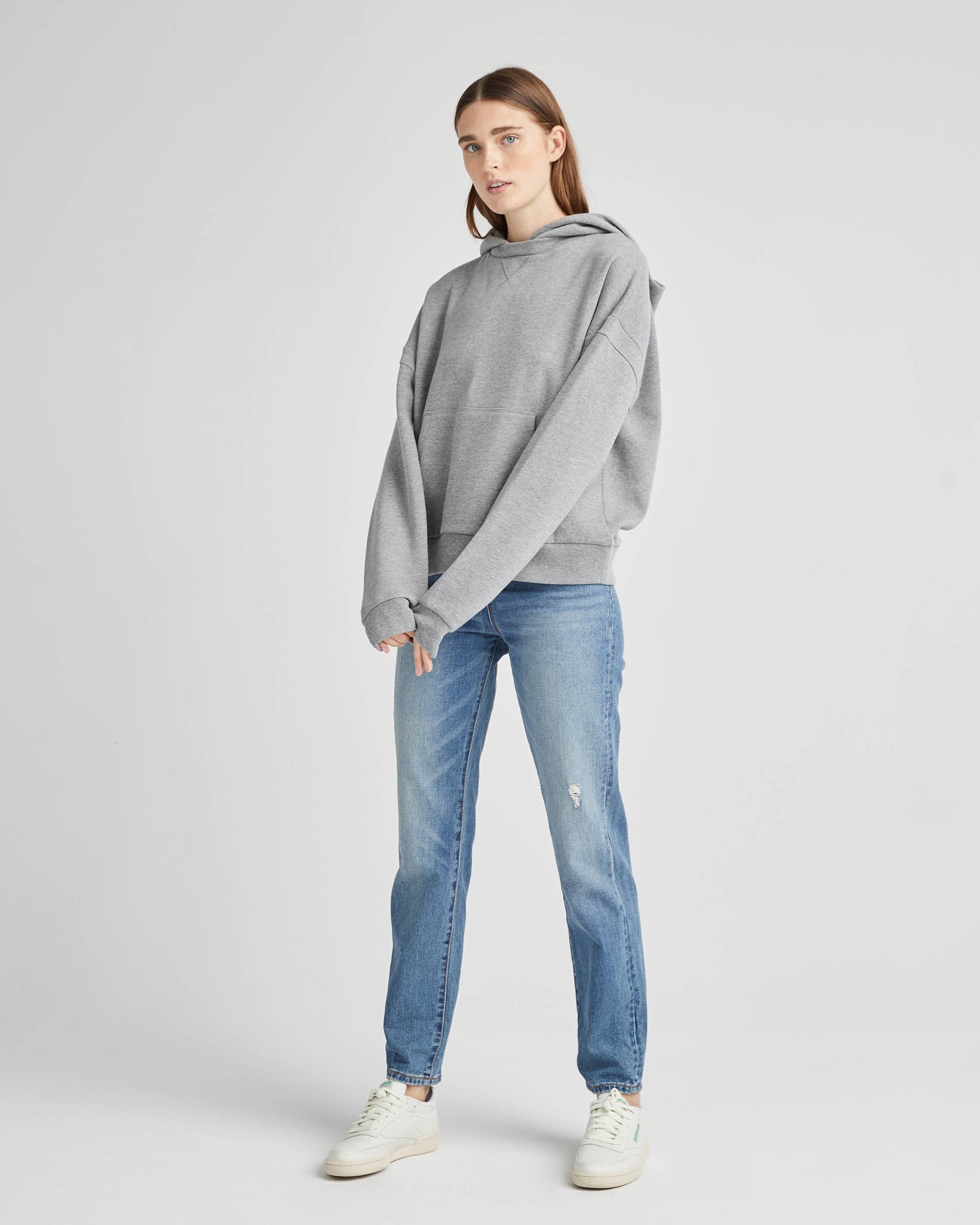 Women's Recycled Fleece Hoodie Richer Poorer