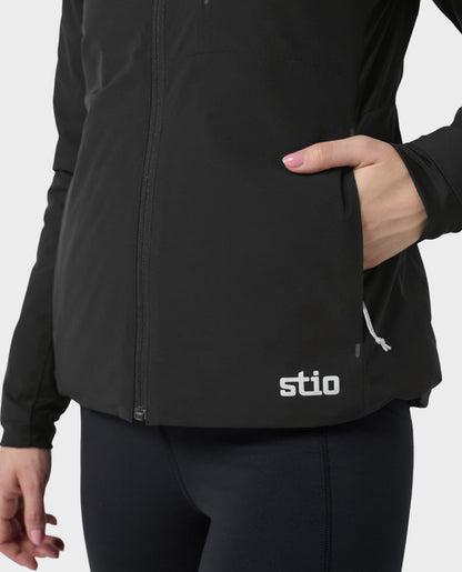 Stio Women's Fernos Insulated Hooded Jacket in Abyss