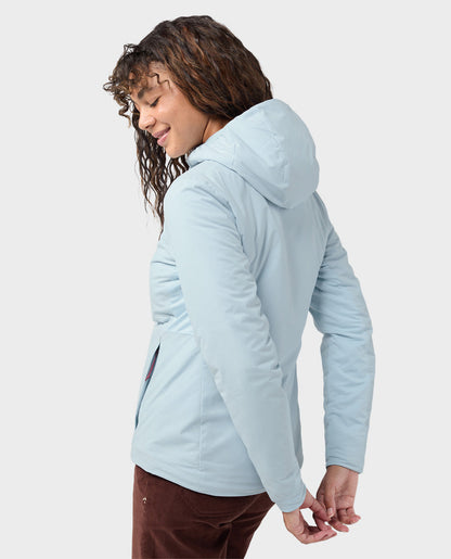 Stio Women's Fernos Insulated Hooded Jacket in Droplet