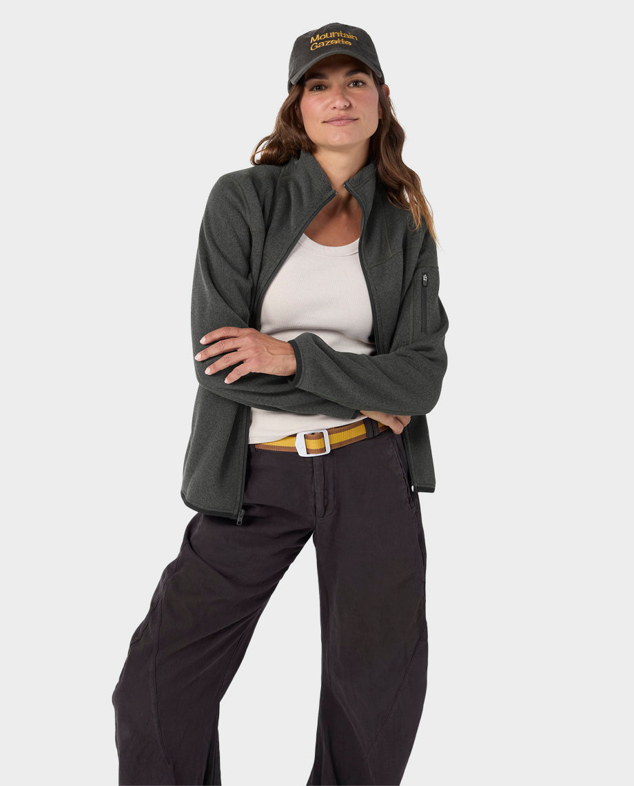 Stio Women's Sweetwater Fleece Jacket in Abyss Heather