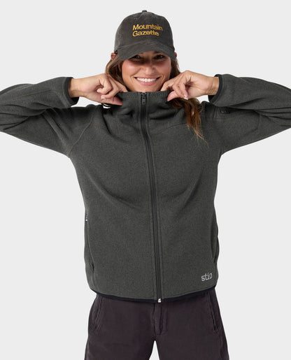 Stio Women's Sweetwater Fleece Jacket in Abyss Heather