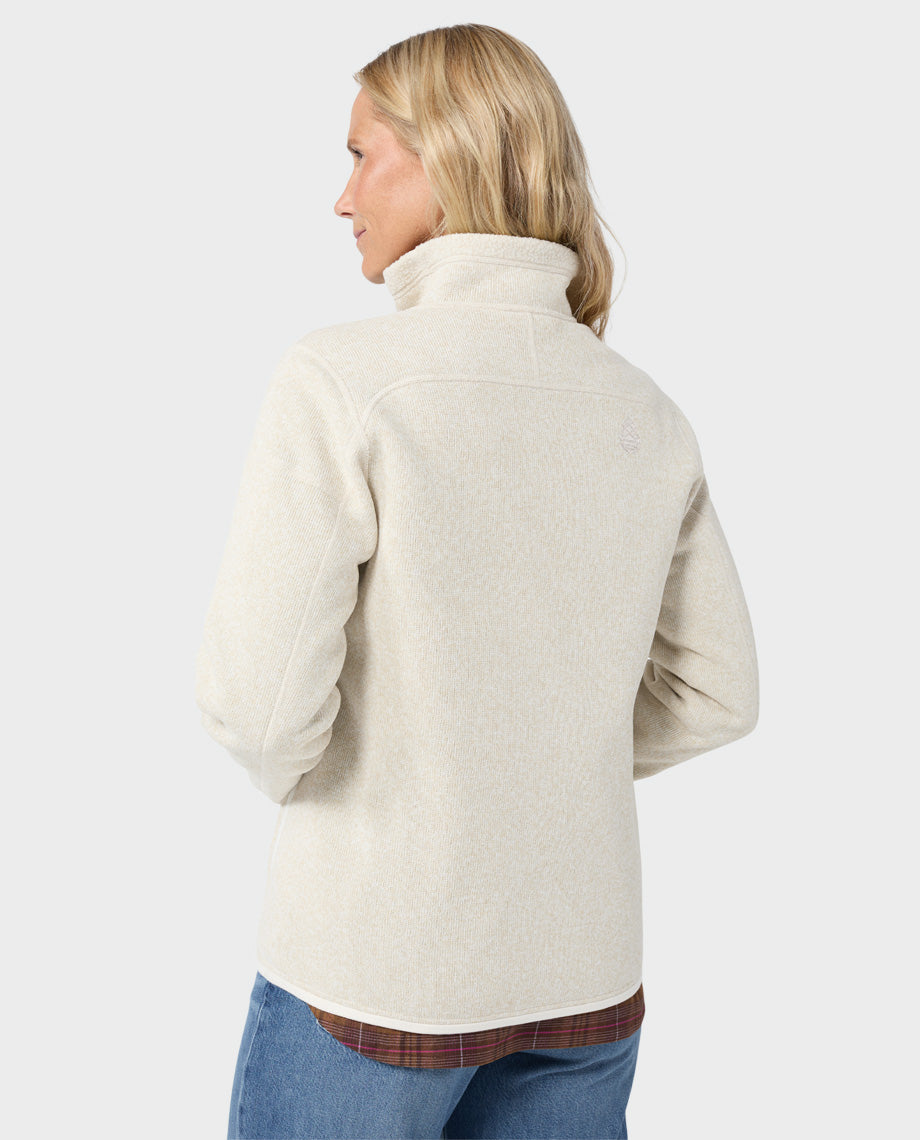 Stio Women's Sweetwater Fleece Jacket in Mountain Goat Heather