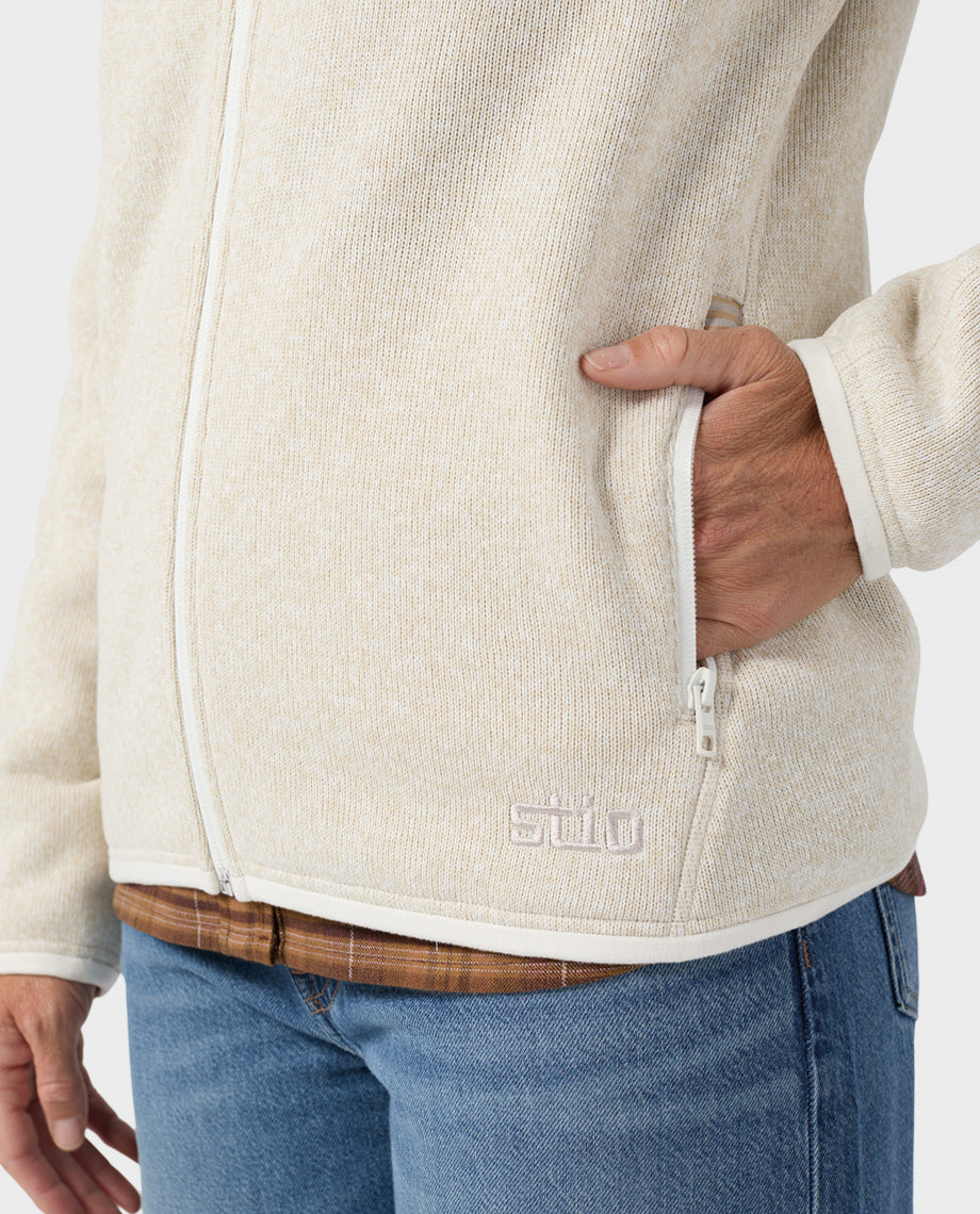 Stio Women's Sweetwater Fleece Jacket in Mountain Goat Heather