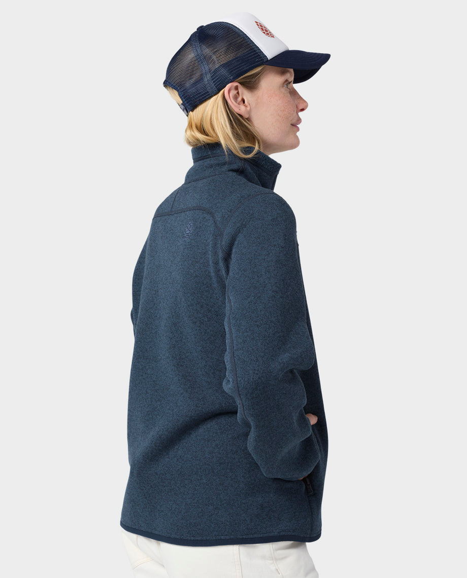 Stio Women's Sweetwater Fleece Jacket in Mountain Shadow Heather