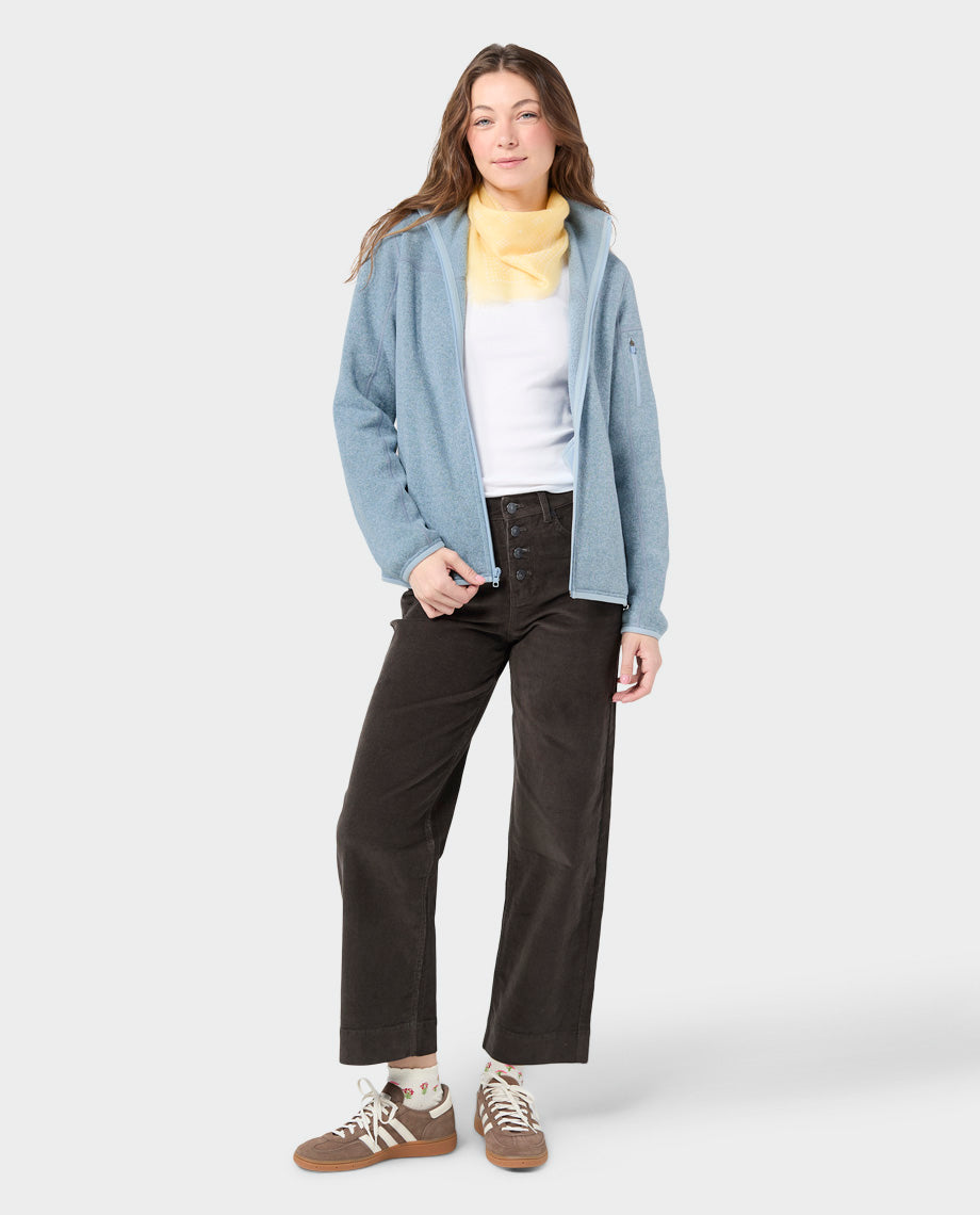 Stio Women's Sweetwater Fleece Jacket in Blue Heron Heather