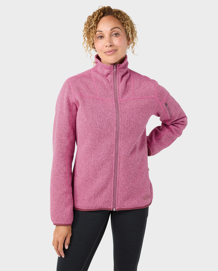 Stio Women's Sweetwater Fleece Jacket in Penstemon Heather