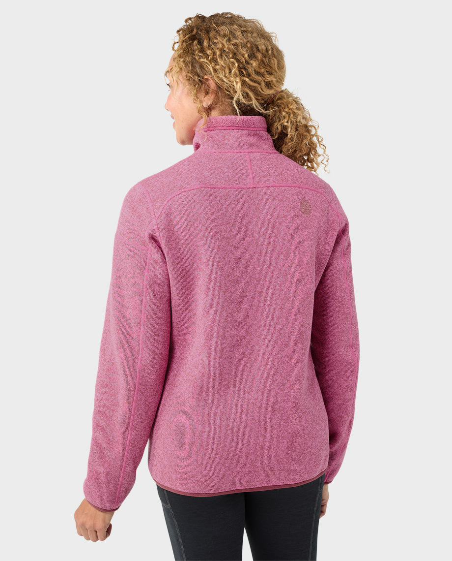 Stio Women's Sweetwater Fleece Jacket in Penstemon Heather