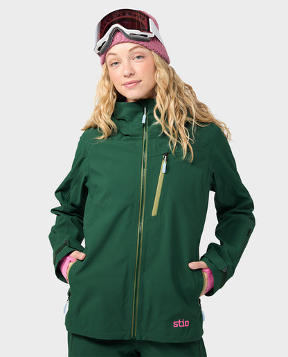 Stio Women's Environ Jacket in Forestline