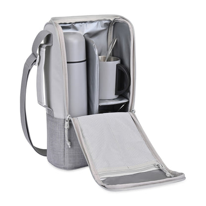 Parkview Insulated Coffee-to-Go Carry Tote - EarthHero Corporate Gifting and Custom Swag