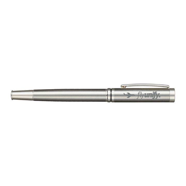 Recycled Stainless Steel Rollerball Pen - EarthHero Corporate Gifting and Custom Swag