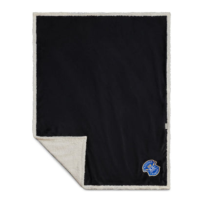 100% Recycled PET Custom Sherpa Blanket - EarthHero Corporate Gifting and Custom Swag