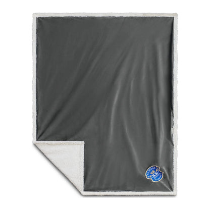 100% Recycled PET Custom Sherpa Blanket - EarthHero Corporate Gifting and Custom Swag
