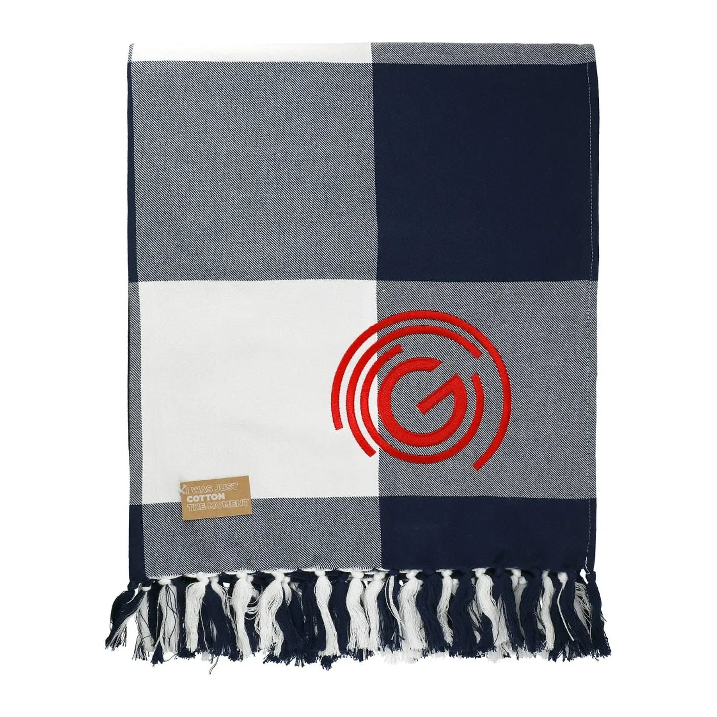 Organic Cotton Check Throw Blanket - EarthHero Corporate Gifting and Custom Swag