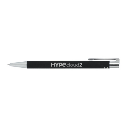 Maxi Recycled Aluminum Soft Touch Gel Pen - EarthHero Corporate Gifting and Custom Swag