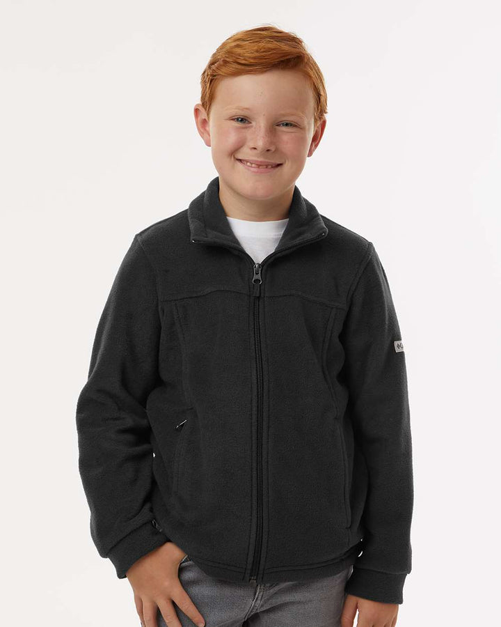Columbia Youth Steens Mountain II Fleece Full-Zip Jacket - front