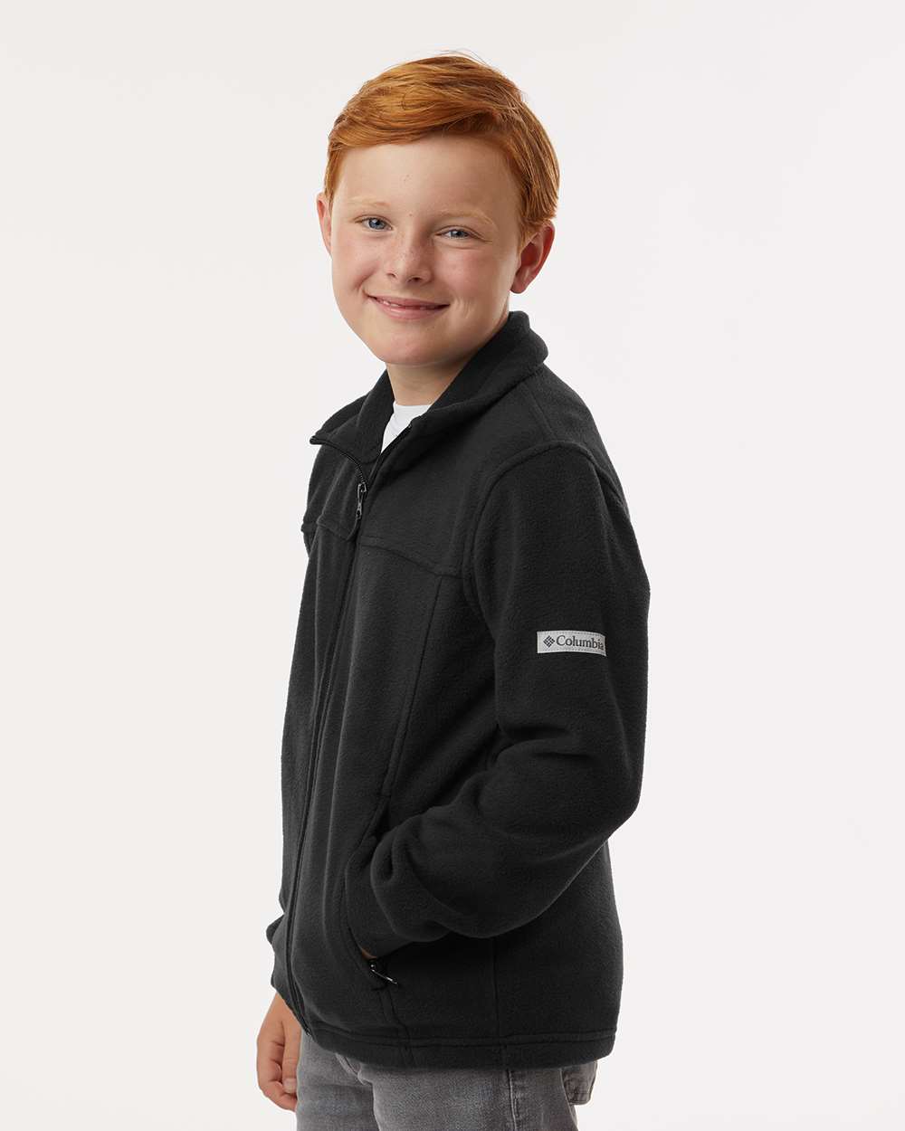 Columbia Youth Steens Mountain II Fleece Full-Zip Jacket - side