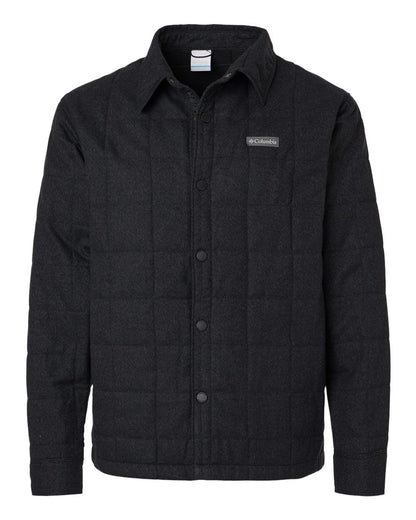 Columbia Men's Landroamer Quilted Shirt Jacket - flat front