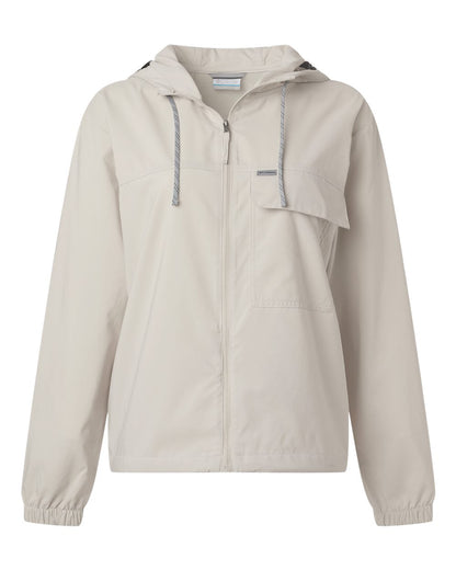 Columbia Women's Skien Valley Hooded Lightweight Jacket - flat front