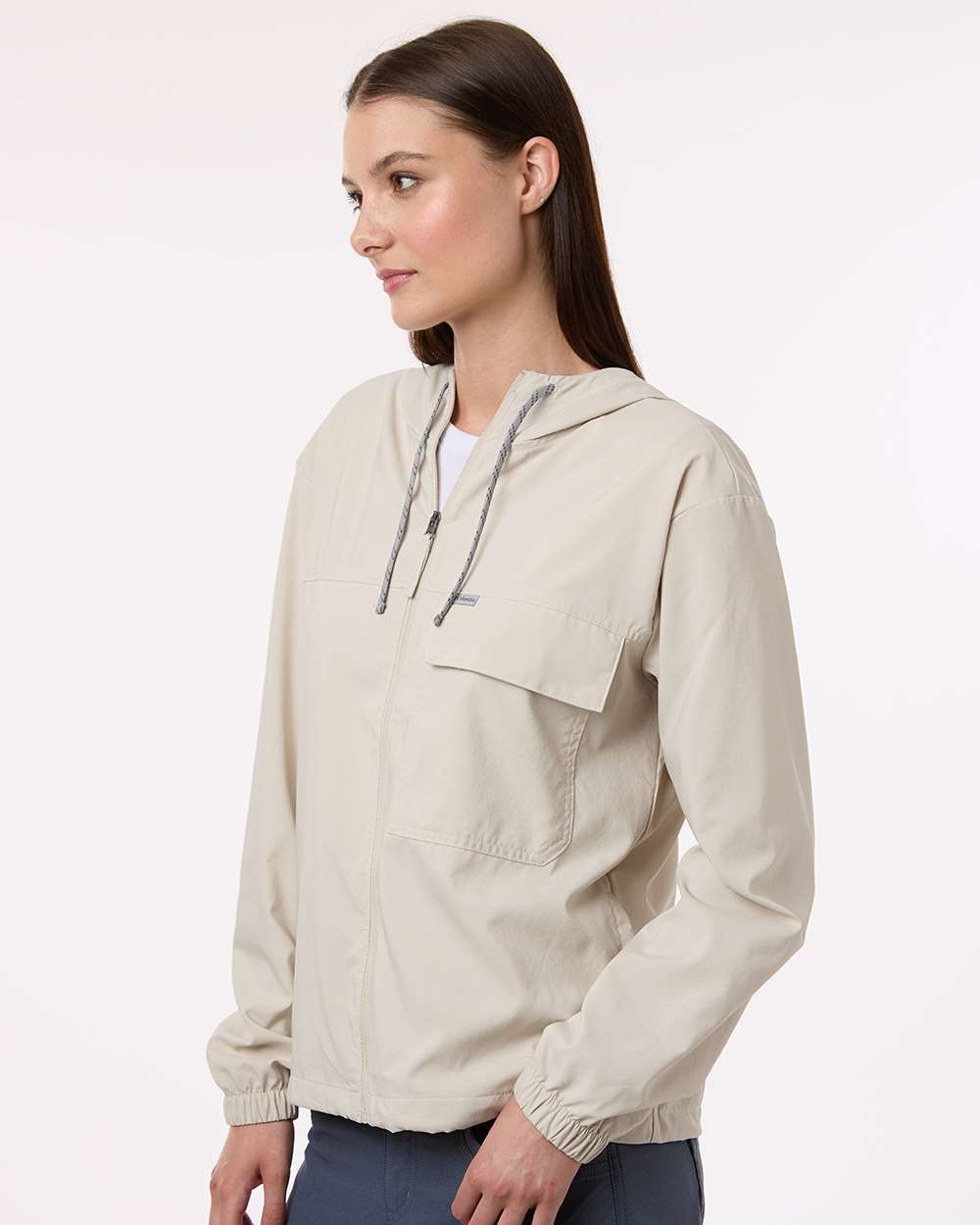Columbia Women's Skien Valley Hooded Lightweight Jacket - side