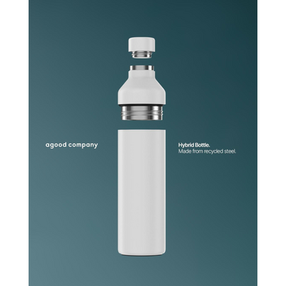 Recycled Stainless Steel Hybrid Water Bottle - EarthHero Corporate Gifting and Custom Swag