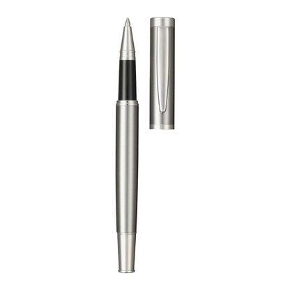 Recycled Stainless Steel Rollerball Pen - EarthHero Corporate Gifting and Custom Swag