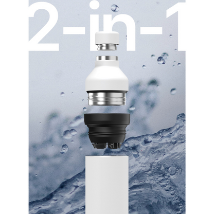 Recycled Stainless Steel Hybrid Water Bottle - EarthHero Corporate Gifting and Custom Swag