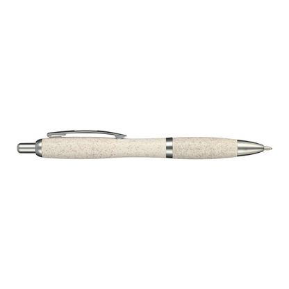 Branded Nash Wheat Straw Ballpoint Pen - EarthHero Corporate Gifting and Custom Swag