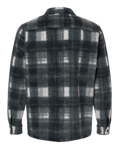 Columbia Men's Steens Mountain Printed Shirt Jacket II - flat back
