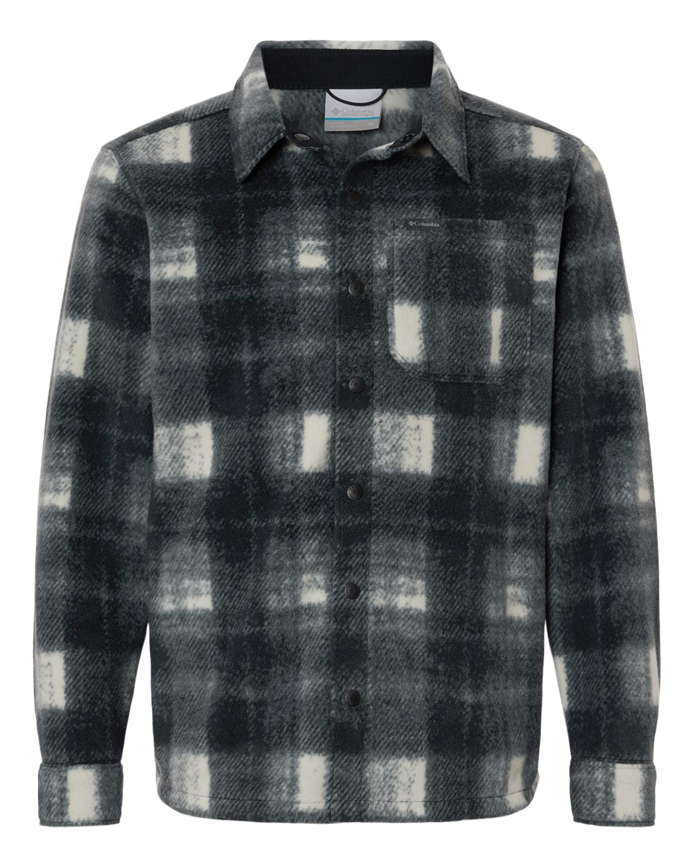 Columbia Men's Steens Mountain Printed Shirt Jacket II - flat front