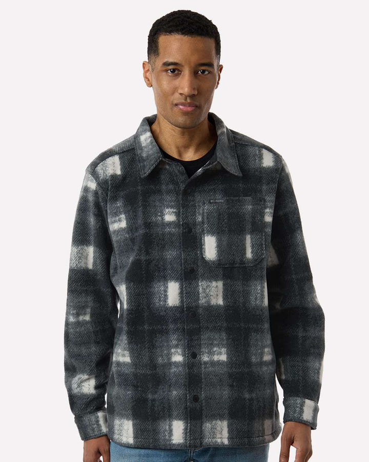 Columbia Men's Steens Mountain Printed Shirt Jacket II - front