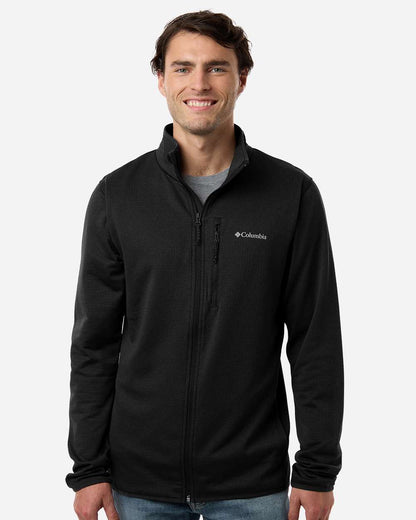Columbia Men's Essential Hike Grid Fleece Full-Zip - front