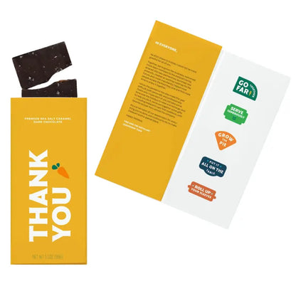 Custom Chocolate Bar + Greeting Card in One - EarthHero Corporate Gifting and Custom Swag