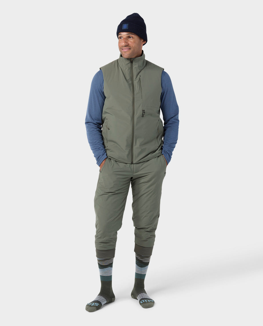 Stio Men's Fernos Insulated Vest in Canyon Rock