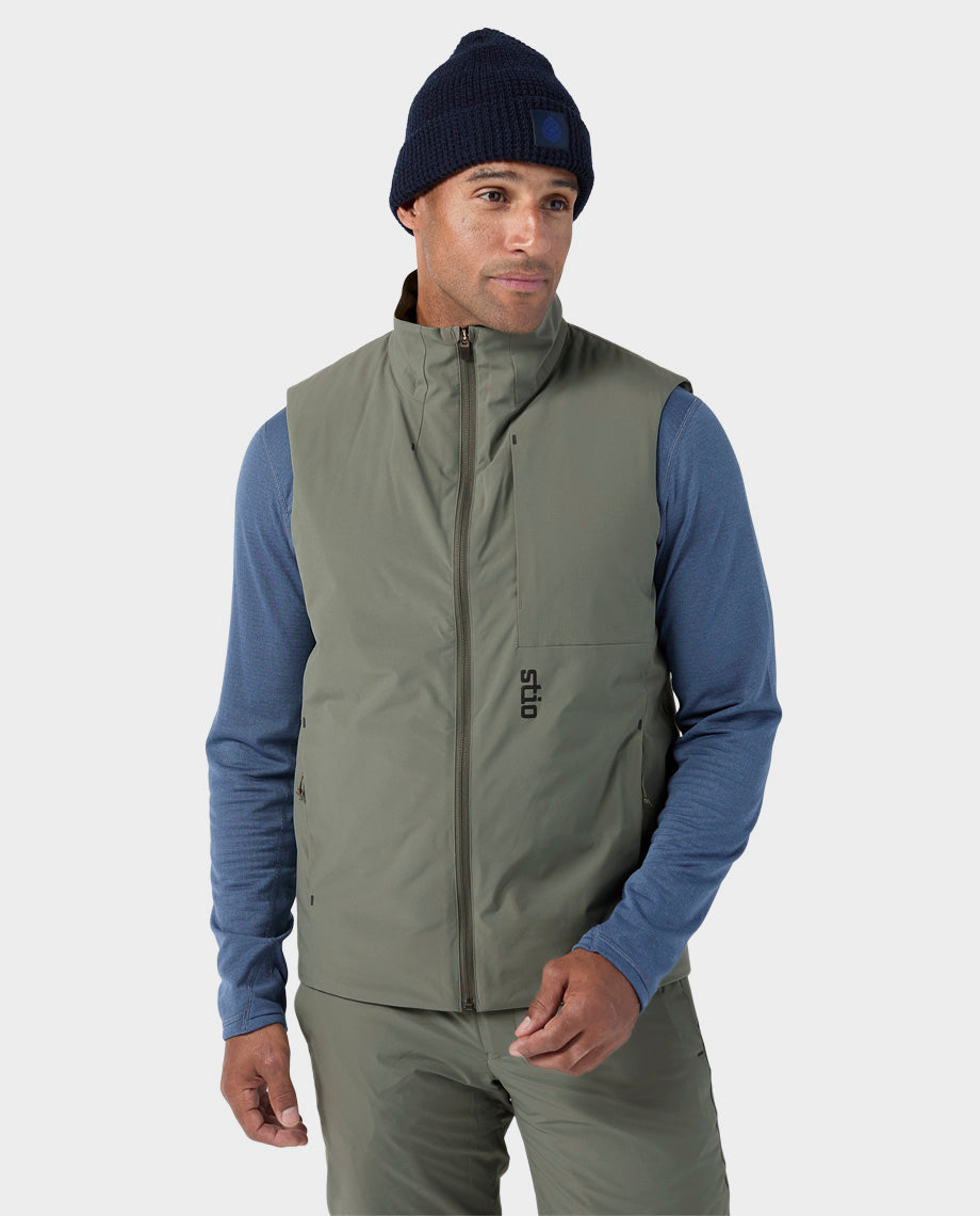 Stio Men's Fernos Insulated Vest in Canyon Rock