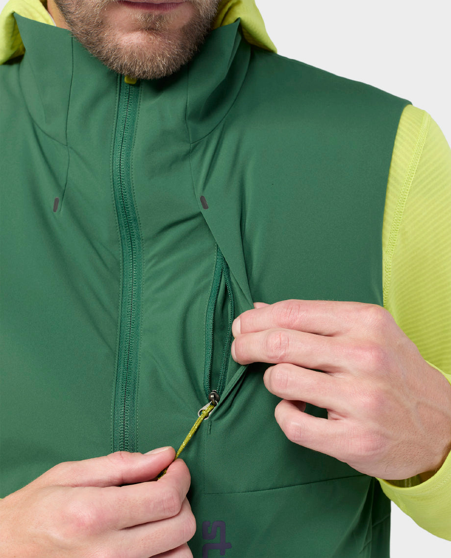 Stio Men's Fernos Insulated Vest in Forestline