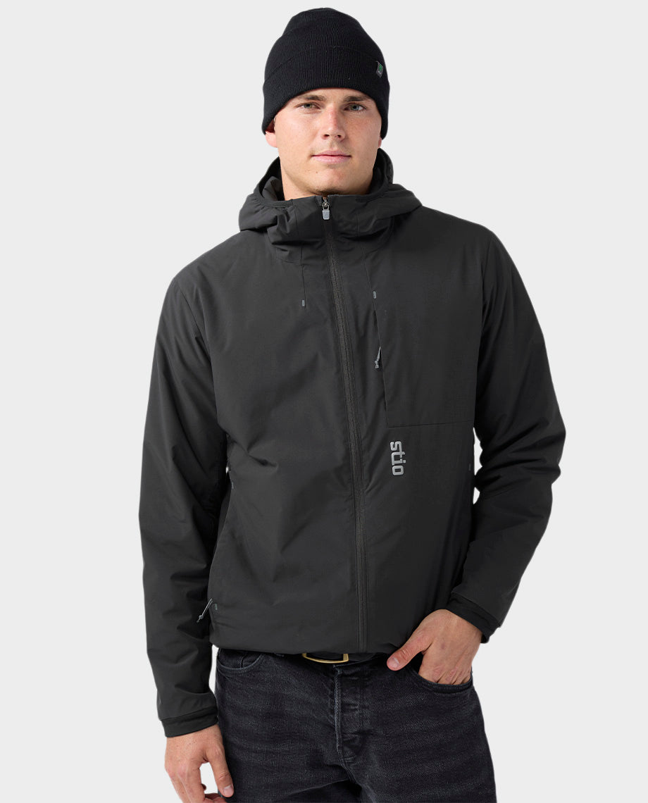 Stio Men's Fernos Insulated Hooded Jacket in Abyss