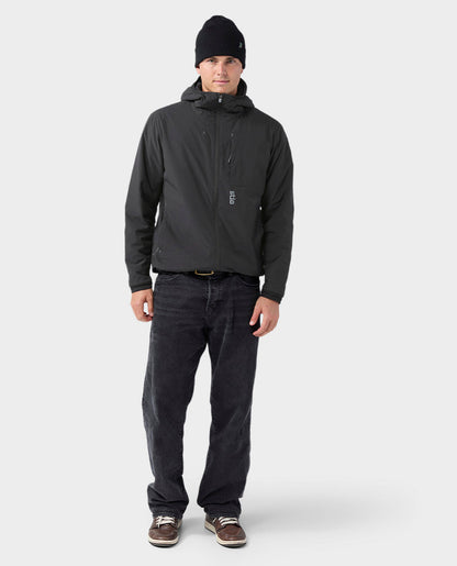 Stio Men's Fernos Insulated Hooded Jacket in Abyss