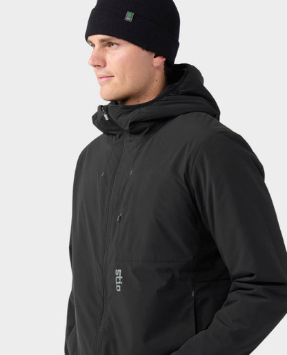 Stio Men's Fernos Insulated Hooded Jacket in Abyss