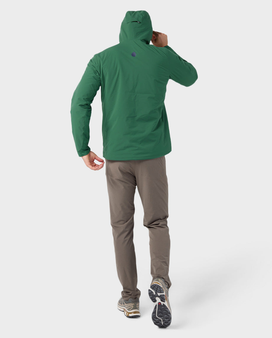 Stio Men's Fernos Insulated Hooded Jacket in Forestline