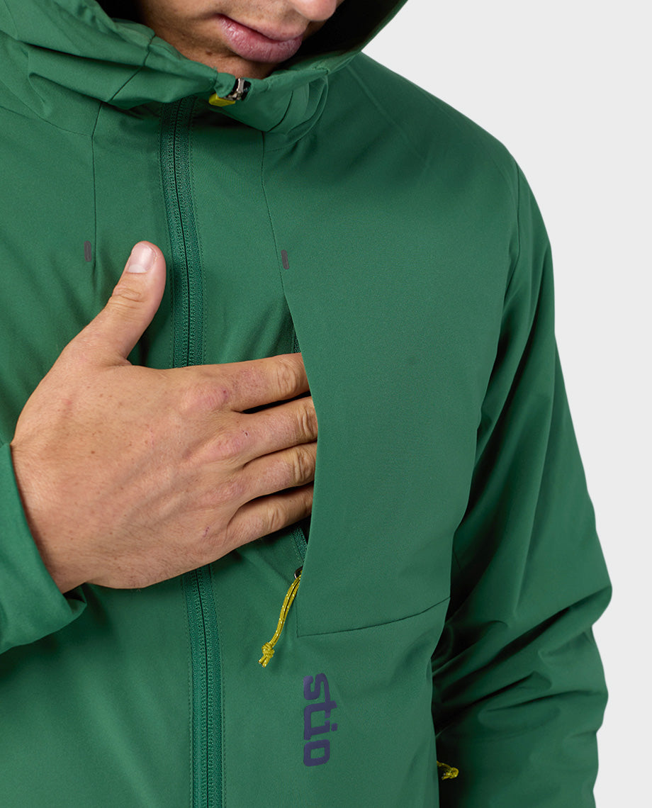 Stio Men's Fernos Insulated Hooded Jacket in Forestline
