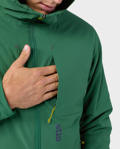Stio Men's Fernos Insulated Hooded Jacket in Forestline