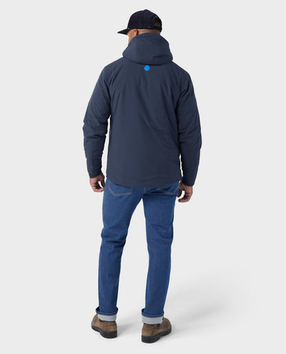 Stio Men's Fernos Insulated Hooded Jacket in Mountain Shadow