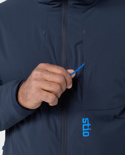Stio Men's Fernos Insulated Hooded Jacket in Mountain Shadow