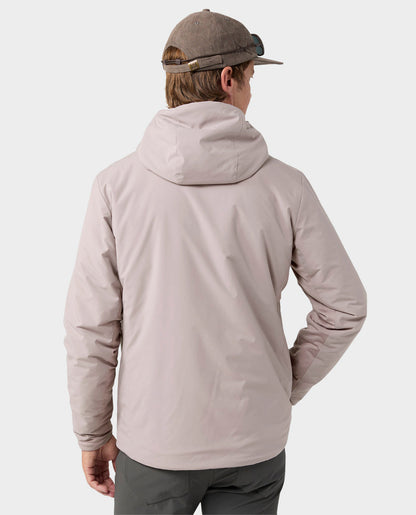Stio Men's Fernos Insulated Hooded Jacket in Ashberry
