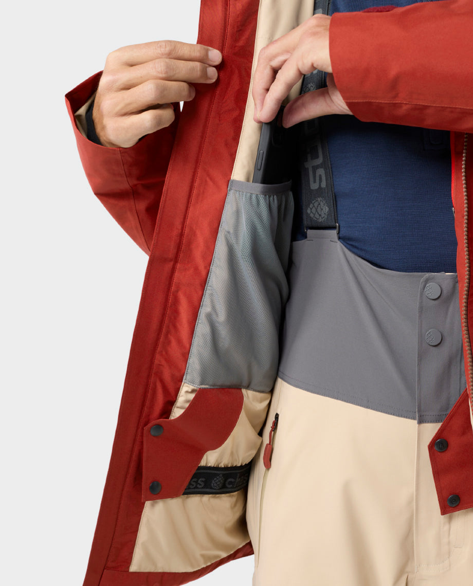 Stio Men's Doublecharge Insulated Jacket in Redrock
